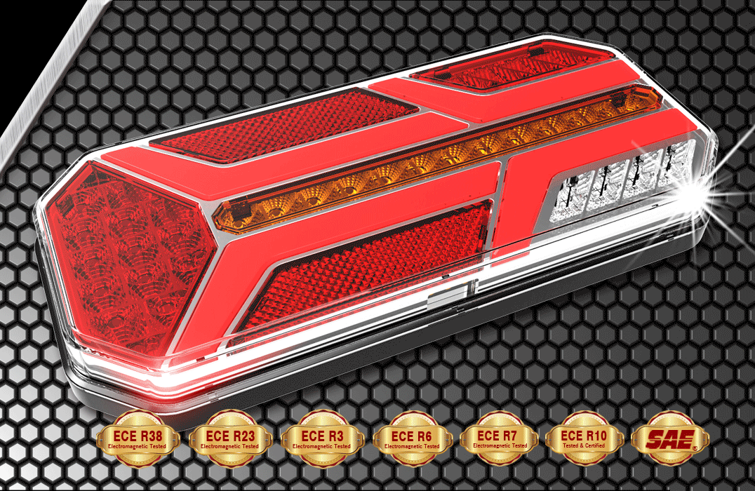 Dynamic LED Tailight with NEON Combination & Sequential Effect Led