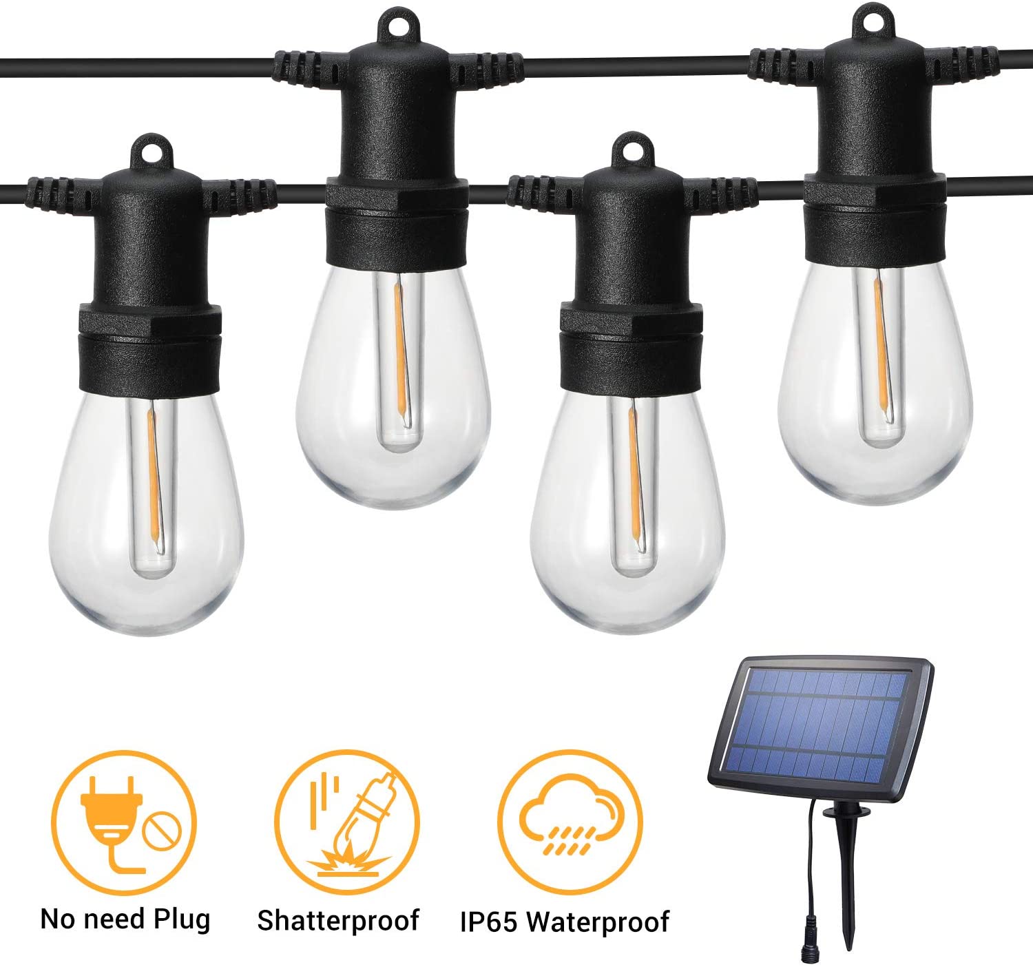 LED Solar Lights Waterproof String Garden Patio Led Lights Dublin