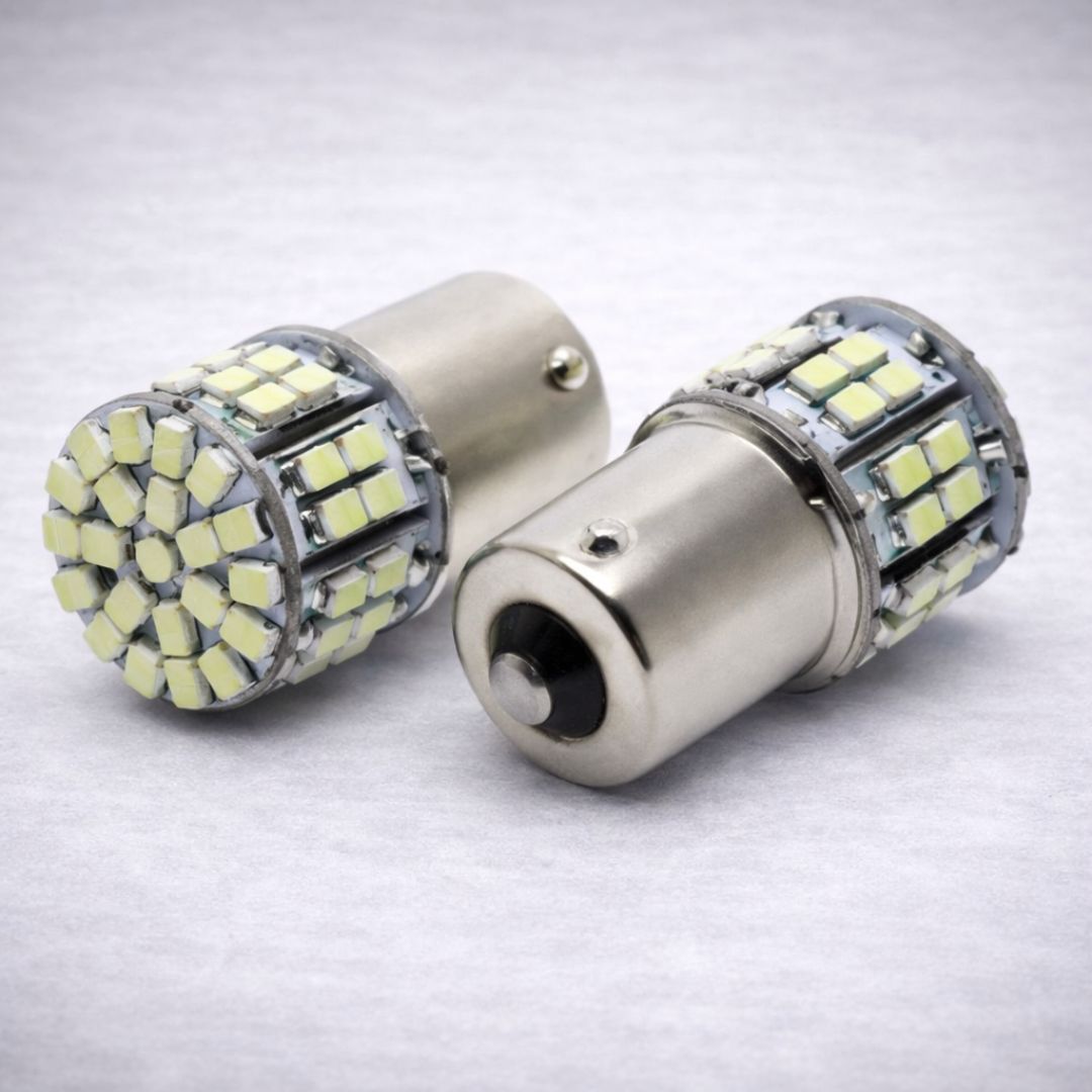 12V/24V LED Tail Light Indicator Reverse Break P21W BA15s