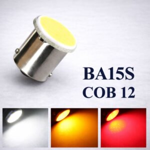 COB Xenon Super White/Red/Amber Bulb 1156 BA15S P21W