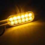 Grill Mount Strobe Light Flashing perfect for all cars, vans, tractors, trucks, machinery and trailers