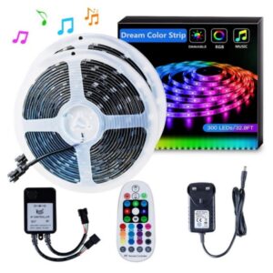 LED Light Strip 10m RGBIC Magic Colour sets for bedroom kitchen bars etc