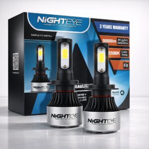 Nighteye LED H7 Headlight Bulbs 72W Xenon | Set of 2