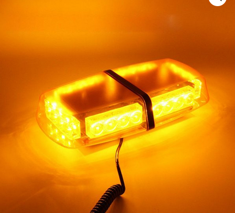 Roof Flashing Beacon Amber LED Strobe Emergency Light