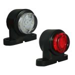 Mini 12v 24v LED Rubber Stalk Marker Light Truck Lorry Van