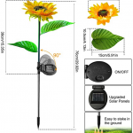 Solar LED Sunflower for Garden and Patios