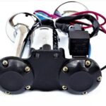 Compact Air Horn Chrome 12v All In One Rear View