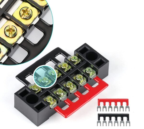 Terminal Block Dual Row 5 Positions Electrical Connectors