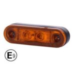 Easy Flush Fit Amber Side Led Marker Light X1 For Truck Man Daf Scania 24V HOR72