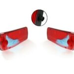 Rear Led Tail Lights 7 Pins Socket Lamps 6 Function Trailer Lorry Truck Recovery