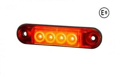 1x SMD LED Rear Red Side Marker 12/24V Lights for Truck Mercedes Renault