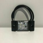 Marker Lights LED 12v 24v Trailer Camper Motor-home White with Cable for Trucks Vans Tractors Motor-homes Trailers ATVs etc