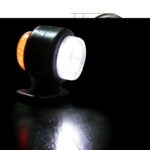 Side Marker Light Rubber 12v 24v White