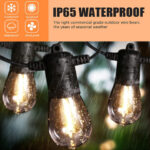 Garden Festoon Lights 48ft IP65 Waterproof Perfect for the Garden Patio and home