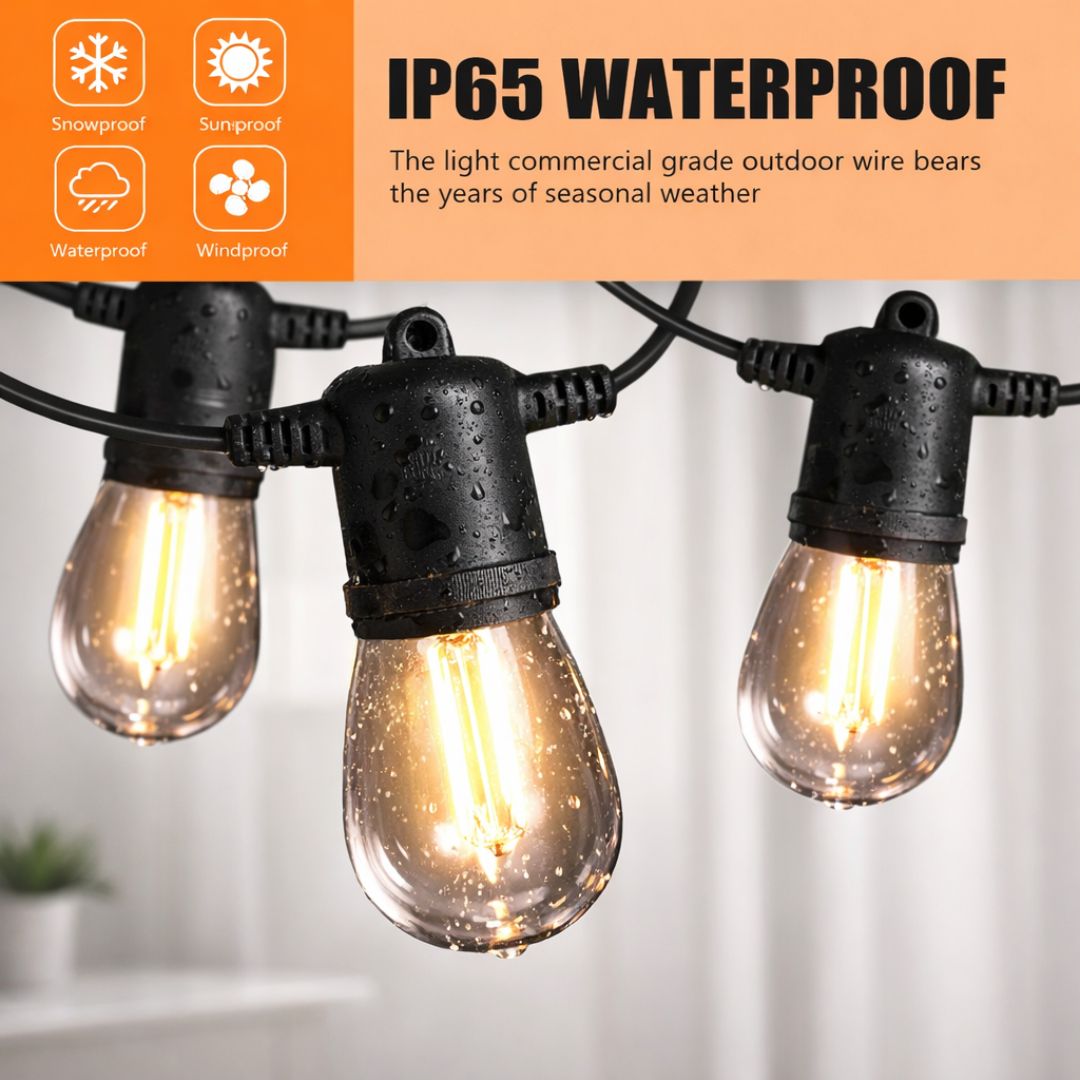 Garden Outdoor Festoon Lights IP65