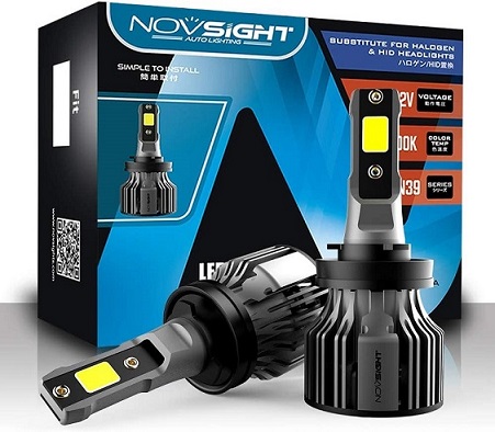 H4 Headlight Bulb Set Novsight N39 Series - Led Lights Dublin