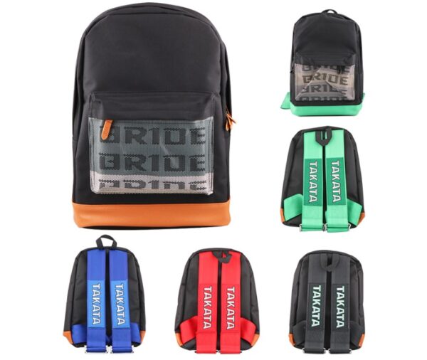 Bride Takata Backpack JDM Performance Colour Range for drifting Rally and Car Racing