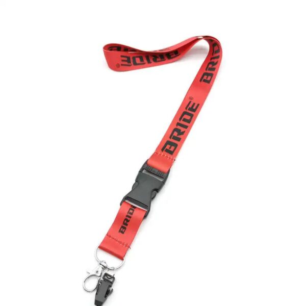 JDM Performance Bride Lanyard Red