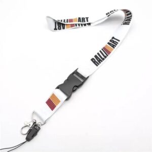 JDM Performance Rally Art Lanyard White
