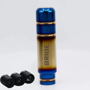 JDM Bride Burnt Blue Gold Gear Shift Knob