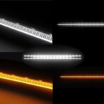 22 Inch PRO Light Bar DRL White Amber All lighting up