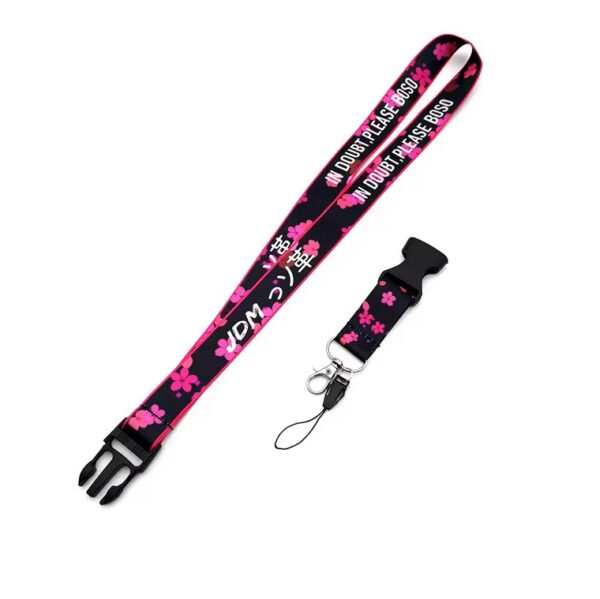 JDM Drifting Pink Accessory Pack Lanyard Phone Holder