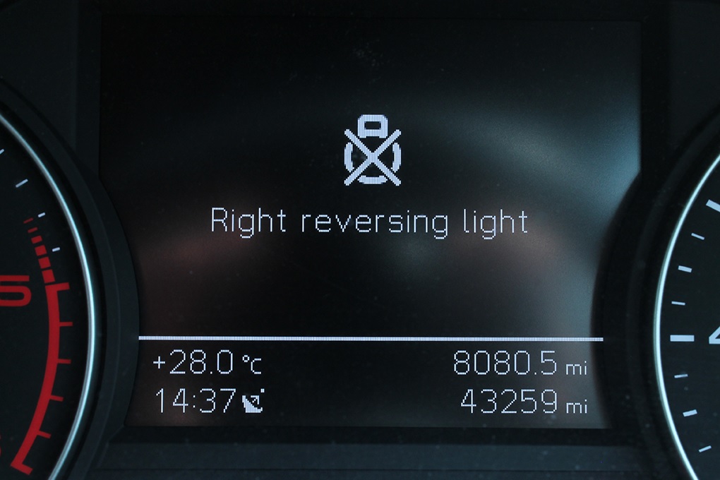 CanBus Error shown on the dashboard