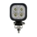LED Work Lights PRO 40W Flood Light mounted on farm machinery providing powerful illumination for agricultural work in low-light conditions