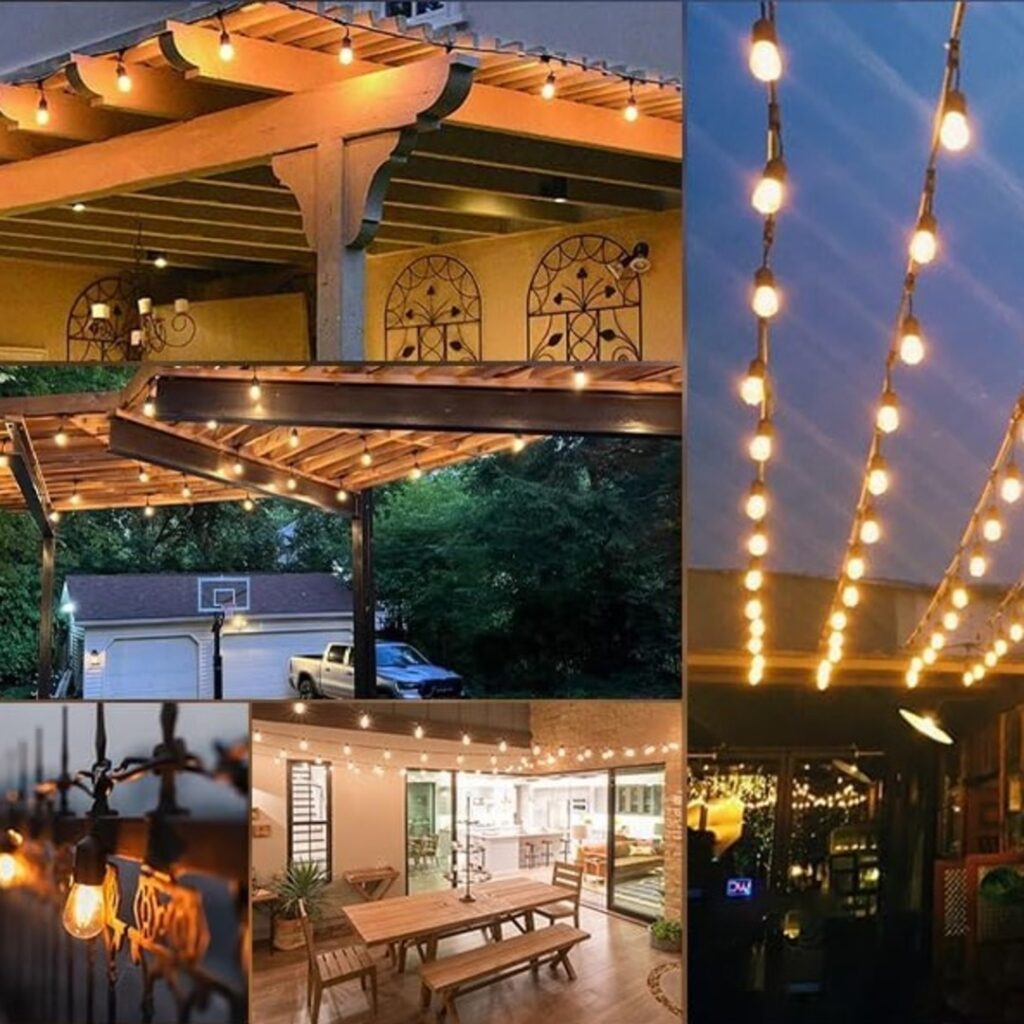 15m Outdoor LED String Lighting for Commercial & Residential Gardens