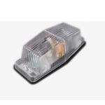 Double Burner White Clear Lens P21W