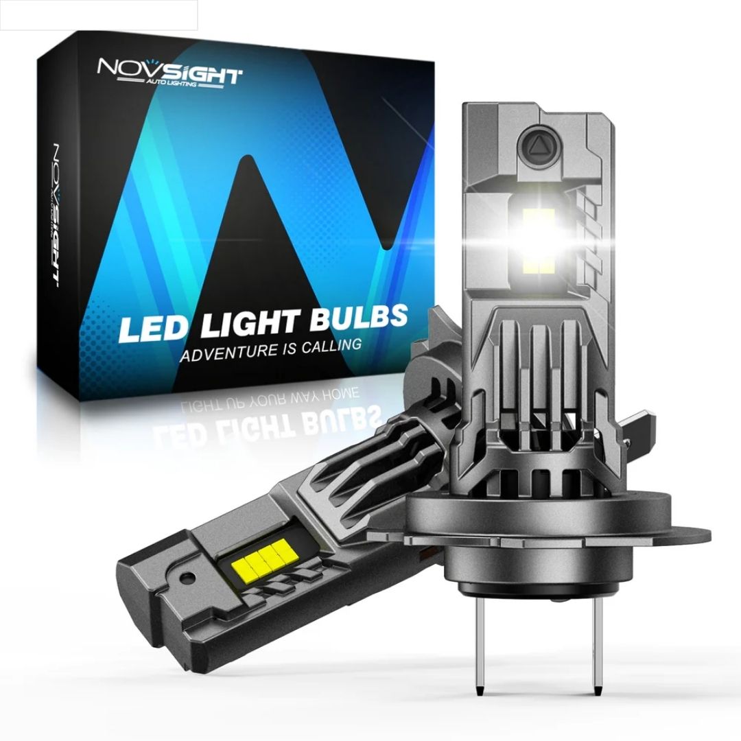 H7 LED Headlight 100W Bulb Set 9-32V | Novsight N99 Series Wireless