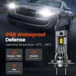 H7 LED Headlight Bulbs 100w