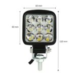 27w Square Mini LED Headlights