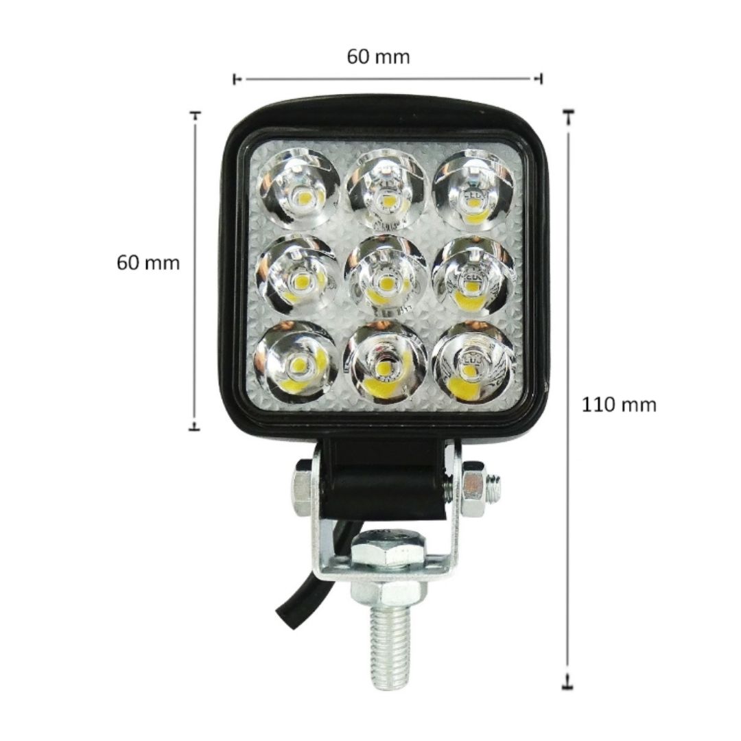 27w Square Mini LED Headlights