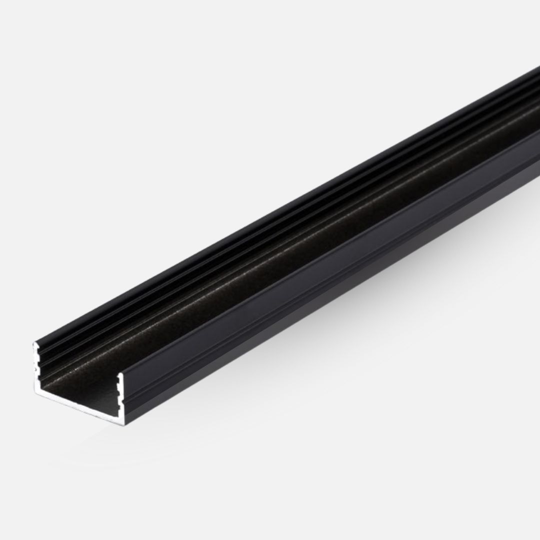 Black Aluminium Profile + Diffuser