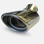 Steel Exhaust Pipe Tip/Muffler Chrome Finish 57mm