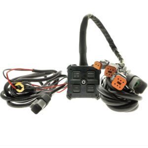 LED Lighting Switch Control Panel 12/24V 4-channel