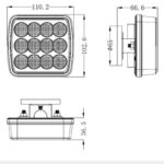 Magnet Flashing Warning Lights