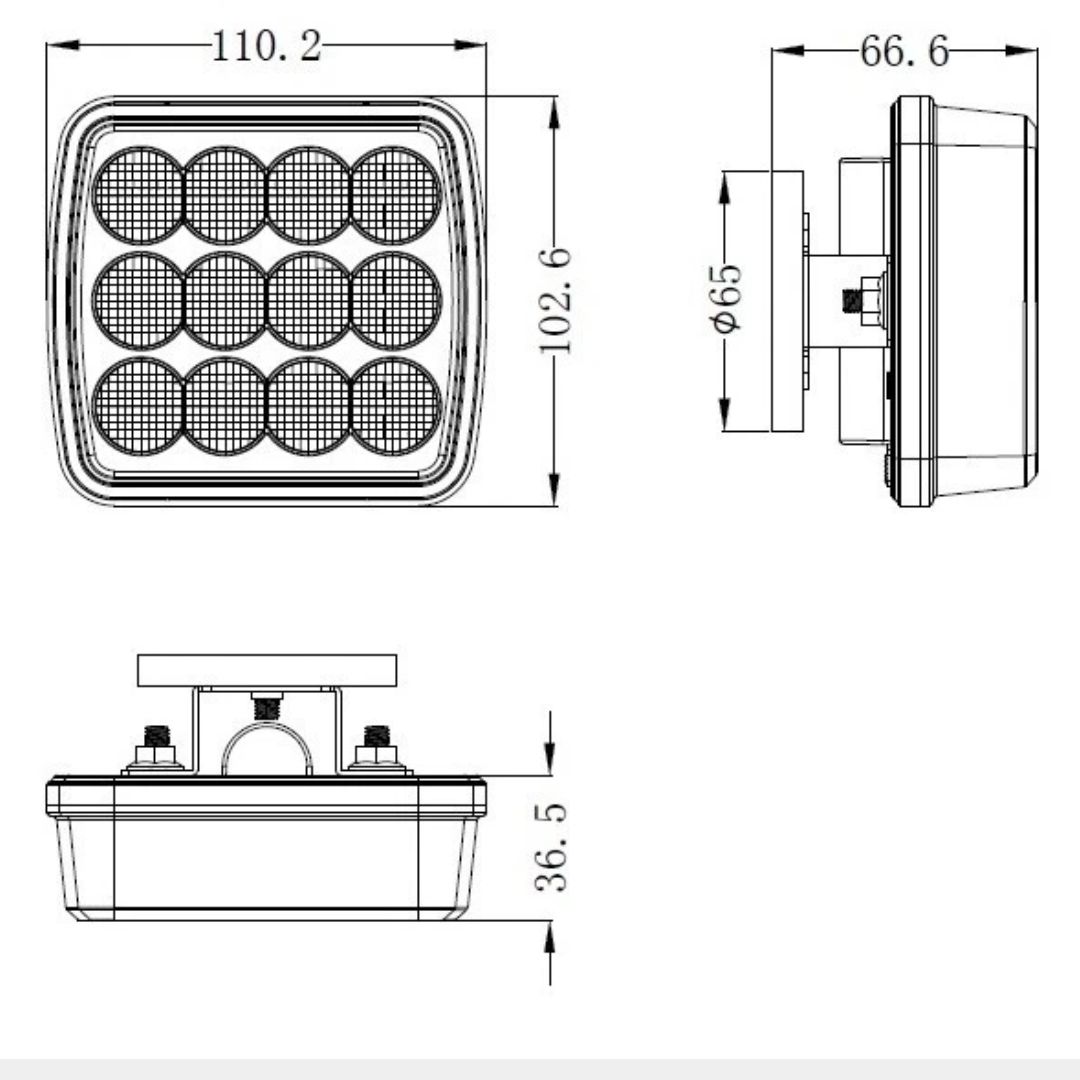 Magnet Flashing Warning Lights